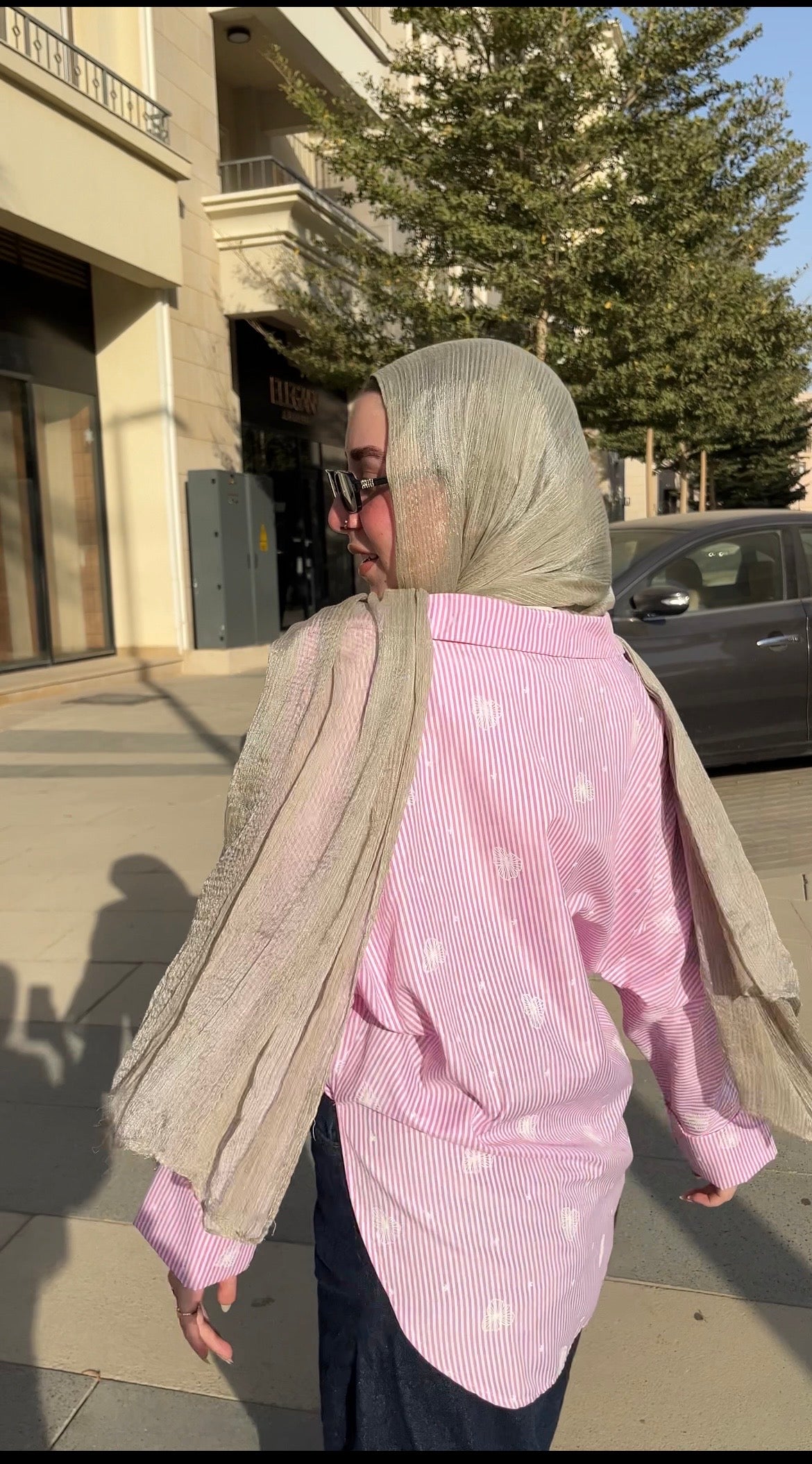 Pink striped Shirt