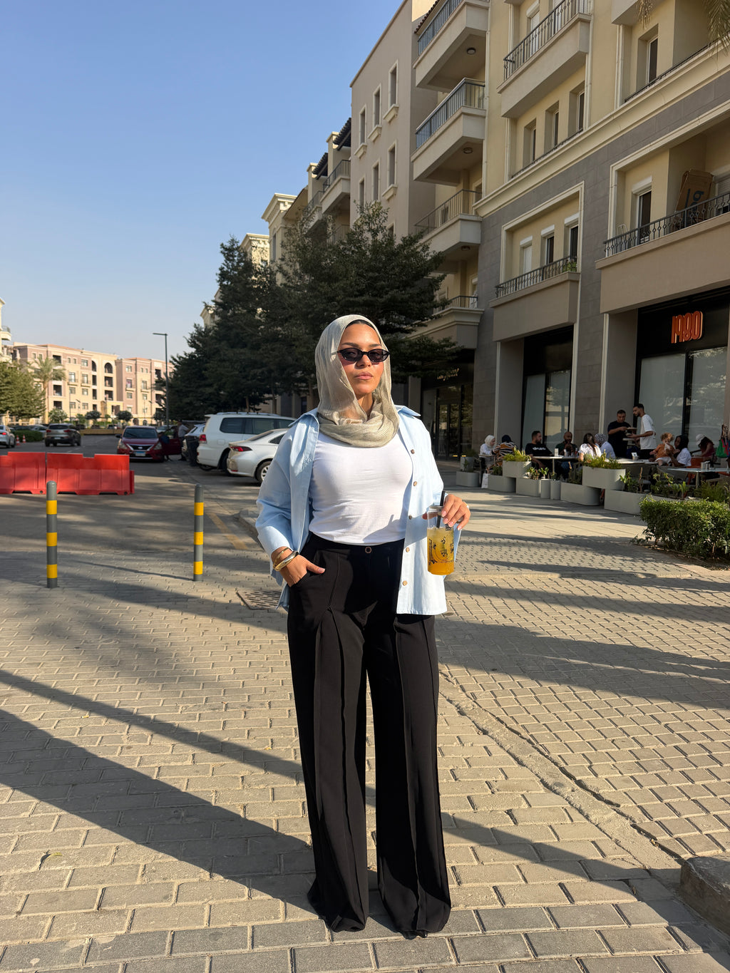 Wide Leg Pants — Black